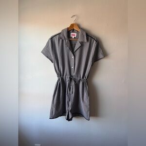SOLID & STRIPED GINGHAM ROMPER WITH TIE WAIST 🖤🐄